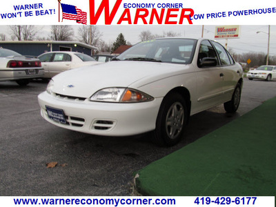 chevrolet cavalier 2000 white sedan ls gasoline 4 cylinders front wheel drive automatic 45840