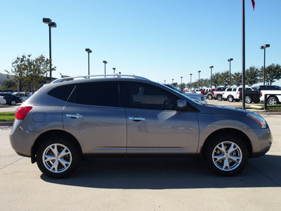 nissan rogue 2010 lt  gray suv sl gasoline 4 cylinders front wheel drive automatic with overdrive 76018