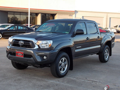 toyota tacoma 2012 gray prerunner v6 6 cylinders automatic with overdrive 77074