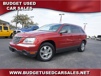 chrysler pacifica 2005 burgandy suv touring gasoline 6 cylinders front wheel drive automatic 76543