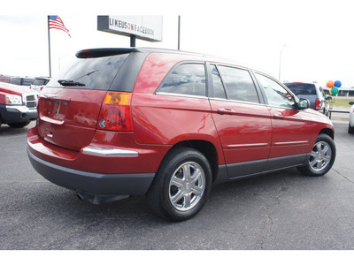 chrysler pacifica 2005 burgandy suv touring gasoline 6 cylinders front wheel drive automatic 76543