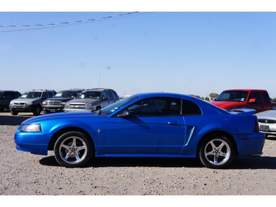 ford mustang 2000 blue coupe gasoline v6 rear wheel drive 5 speed manual 79119