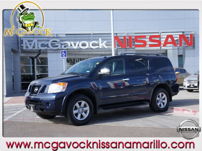 nissan armada 2010 dk  blue suv se flex fuel 8 cylinders 4 wheel drive automatic 79119