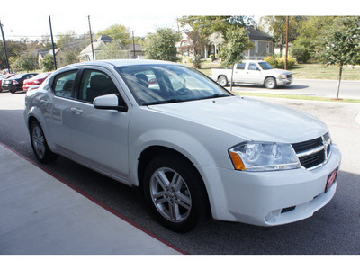 dodge avenger 2010 white sedan r t gasoline 4 cylinders front wheel drive automatic 76513