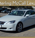 lexus is 250 2010 white sedan gasoline 6 cylinders rear wheel drive shiftable automatic 77074