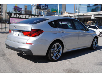 bmw 5 series 2013 silver hatchback 535i gran turismo gasoline 6 cylinders rear wheel drive automatic 77002