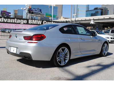 bmw 6 series 2013 silver coupe 650i gasoline 8 cylinders rear wheel drive automatic 77002