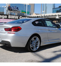 bmw 6 series 2013 silver coupe 650i gasoline 8 cylinders rear wheel drive automatic 77002