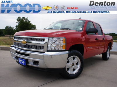 chevrolet silverado 1500 2013 red lt flex fuel 8 cylinders 4 wheel drive 6 speed automatic 76234