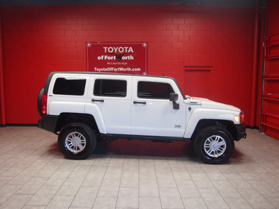 hummer h3 2007 white suv gasoline 5 cylinders 4 wheel drive automatic 76116