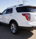 ford explorer 2013 white suv xlt flex fuel 6 cylinders 2 wheel drive automatic 76108