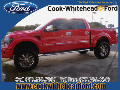 ford f 150 2013 red fx4 flex fuel 8 cylinders 4 wheel drive automatic 32401