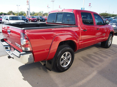 toyota tacoma 2011 red prerunner v6 6 cylinders automatic with overdrive 77802