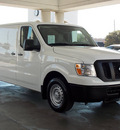 nissan nv cargo 2012 white van 1500 s gasoline 6 cylinders rear wheel drive automatic with overdrive 77477