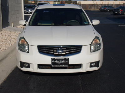 nissan maxima 2008 white sedan 3 5 sl 6 cylinders automatic with overdrive 77802