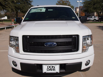 ford f 150 2013 white stx flex fuel 8 cylinders 2 wheel drive automatic 76011