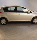 nissan versa 2011 silver hatchback 1 8 s gasoline 4 cylinders front wheel drive automatic 75219
