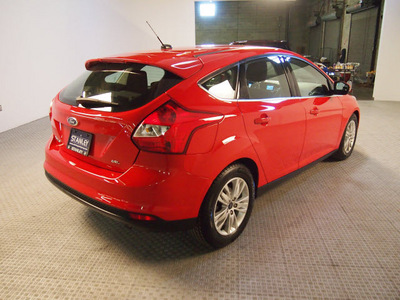 ford focus 2012 red hatchback sel flex fuel 4 cylinders front wheel drive automatic 75219