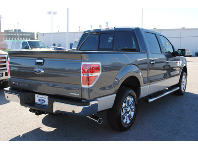 ford f 150 2013 gray xlt texas edition 8 cylinders automatic 77074