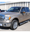 ford f 150 2013 beige xlt texas edition 6 cylinders automatic 77074