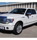 ford f 150 2013 white platinum 6 cylinders automatic 77074