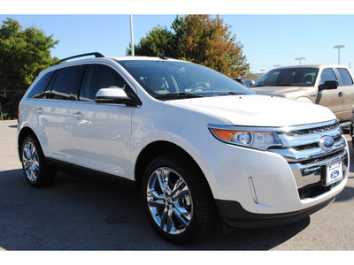 ford edge 2013 white limited 6 cylinders automatic 77074