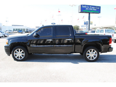 gmc sierra 1500 2010 black denali 8 cylinders automatic 77074