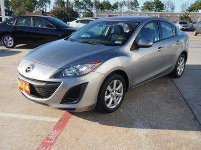 mazda mazda3 2011 silver sedan i touring gasoline 4 cylinders front wheel drive automatic 77375