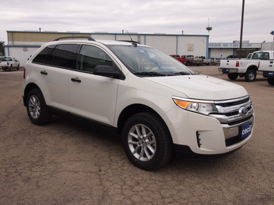 ford edge 2013 white se gasoline 6 cylinders front wheel drive automatic 78861