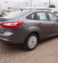 ford focus 2013 gray sedan se flex fuel 4 cylinders front wheel drive automatic 78861