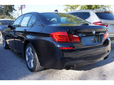 bmw 5 series 2013 black sedan 550i 8 cylinders automatic 78729