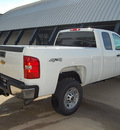 chevrolet silverado 2500hd 2013 white work truck gasoline 8 cylinders 4 wheel drive automatic 76051