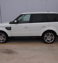 range rover range rover sport 2013 white suv hse gasoline 8 cylinders 4 wheel drive automatic 77090
