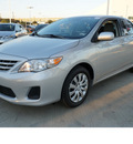 toyota corolla 2013 silver sedan le gasoline 4 cylinders front wheel drive automatic 78232