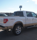 ford f 150 2013 white lariat gasoline 6 cylinders 4 wheel drive automatic 76108