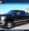 ford f 350 super duty 2012 black king ranch biodiesel 8 cylinders 4 wheel drive automatic 76108