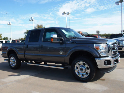 ford f 250 super duty 2012 gray lariat biodiesel 8 cylinders 4 wheel drive automatic 76108