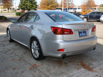 lexus is 250 2006 silver sedan gasoline 6 cylinders rear wheel drive shiftable automatic 27616