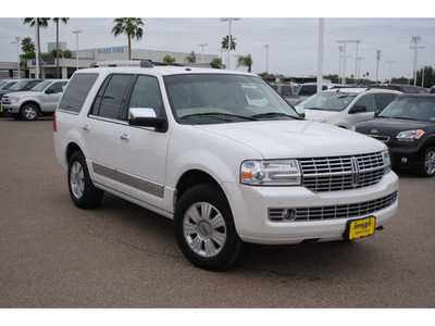 lincoln navigator 2010 white suv 8 cylinders automatic 78572