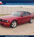 ford mustang 2007 dk  red gt premium gasoline 8 cylinders rear wheel drive 5 speed manual 76108