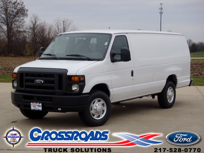ford e series cargo 2013 white van e 350 sd flex fuel 8 cylinders rear wheel drive automatic 62708
