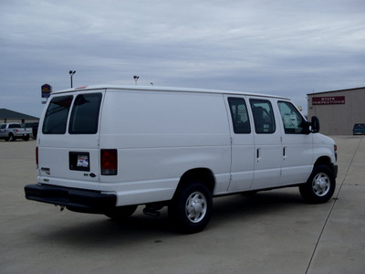 ford e series cargo 2013 white van e 350 sd flex fuel 8 cylinders rear wheel drive automatic 62708