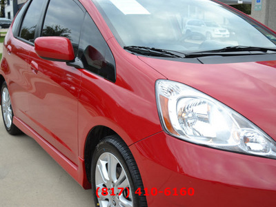 honda fit 2010 dk  red hatchback sport w navi gasoline 4 cylinders front wheel drive automatic 76051