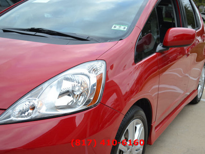 honda fit 2010 dk  red hatchback sport w navi gasoline 4 cylinders front wheel drive automatic 76051