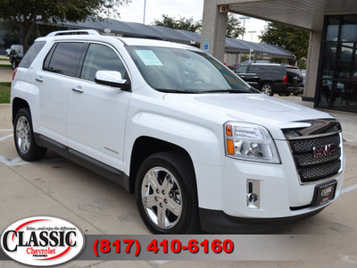 gmc terrain 2012 white suv slt 2 gasoline 4 cylinders front wheel drive automatic 76051