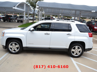 gmc terrain 2012 white suv slt 2 gasoline 4 cylinders front wheel drive automatic 76051