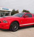 ford shelby gt500 2012 red coupe gasoline 8 cylinders rear wheel drive 6 speed manual 76011