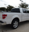 ford f 150 2010 white lariat flex fuel 8 cylinders 2 wheel drive automatic 76011