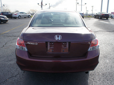 honda accord 2009 red sedan ex gasoline 4 cylinders front wheel drive automatic 19153