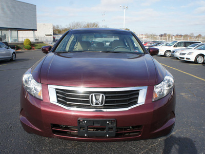 honda accord 2009 red sedan ex gasoline 4 cylinders front wheel drive automatic 19153